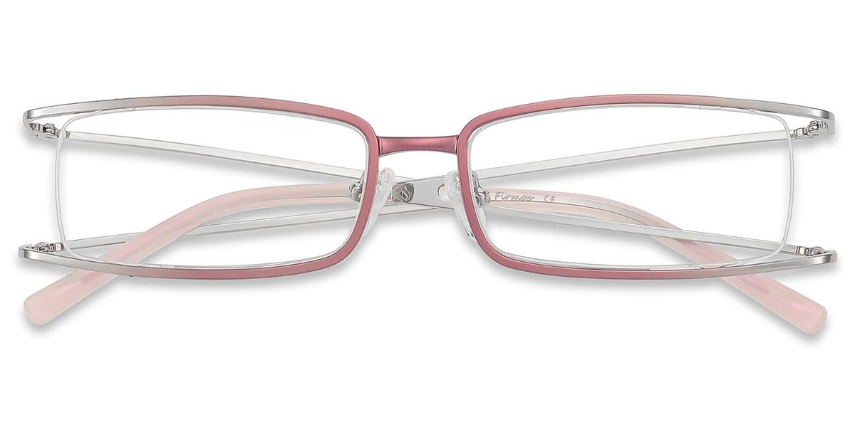Women's semi-rimless Metal eyeglasses | Firmoo.com
