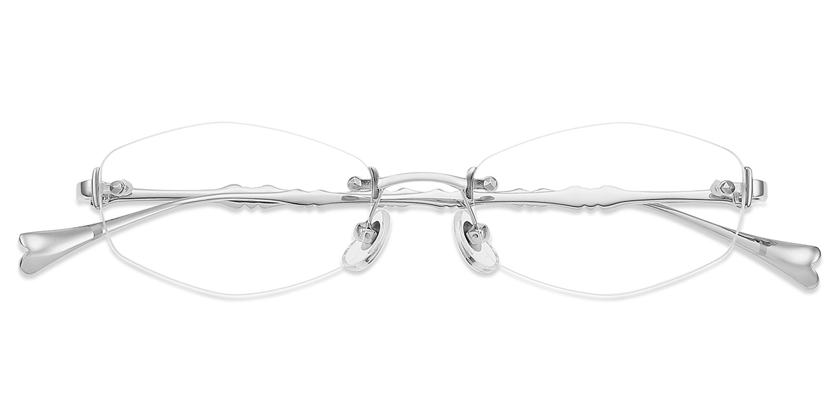 Women's rimless Metal eyeglasses | Firmoo.cl
