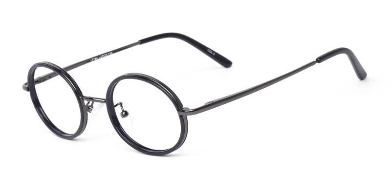 Unisex full frame metal eyeglasses | Firmoo.com