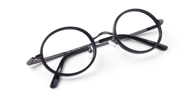 Unisex full frame metal eyeglasses | Firmoo.com