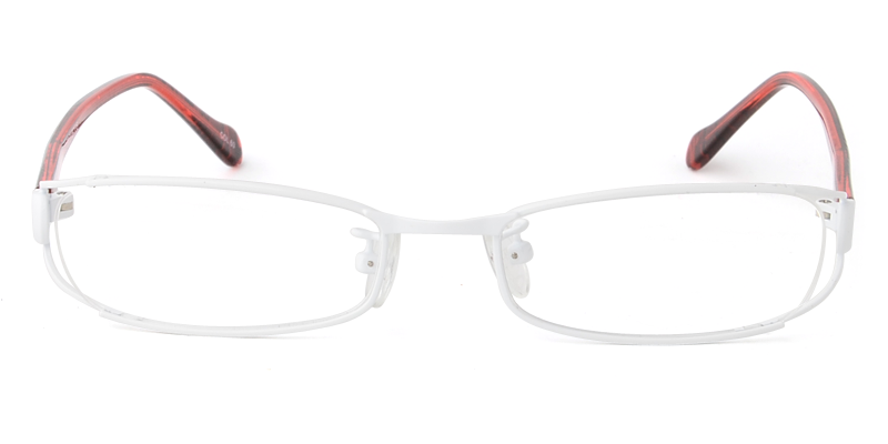 Womenâ€™s semi-rimless mixed materials eyeglasses | Firmoo.com