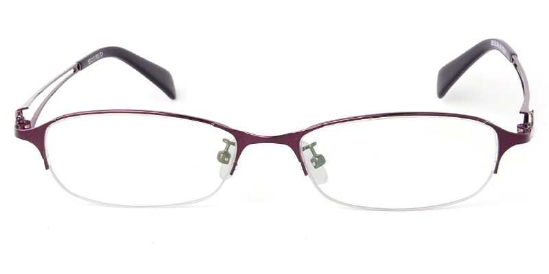 Womenâ€™s semi-rimless metal eyeglasses | Firmoo.com