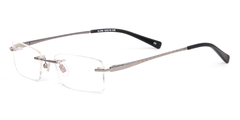 Menâ€™s titanium rimless eyeglasses | Firmoo.com