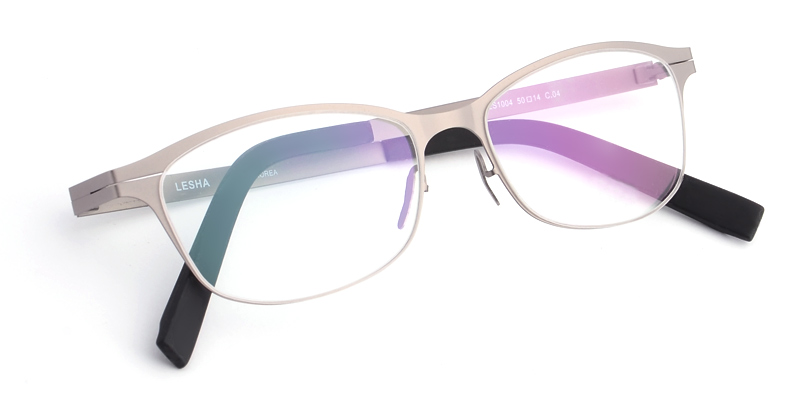 Unisex stainless steel full frame eyeglasses | Firmoo.com