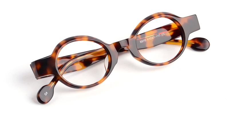 Unisex round full frame acetate eyeglasses | Firmoo.com
