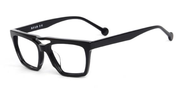 Unisex full frame aviator style acetate eyeglasses | Firmoo.com
