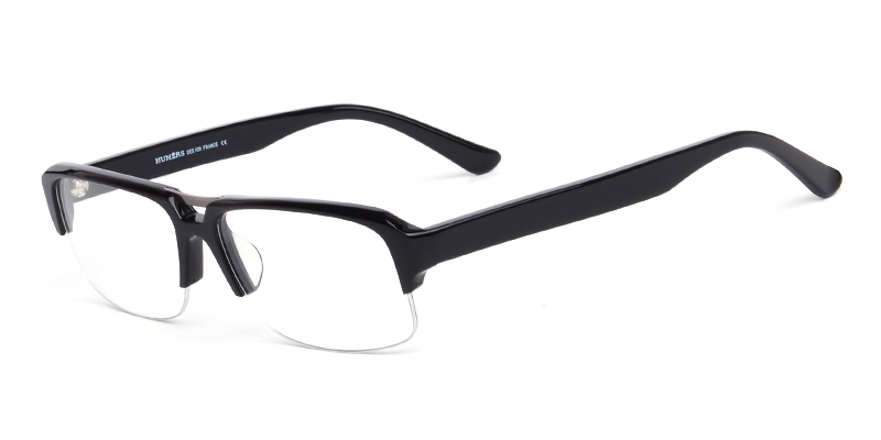 Unisex Plastic semi-rimless glasses | Firmoo.com