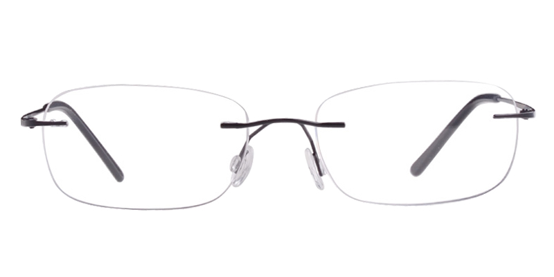 Unisex rimless metal eyeglasses | Firmoo.com