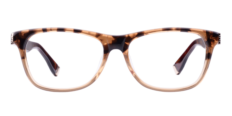 Unisex full frame mixed material eyeglasses | Firmoo.com