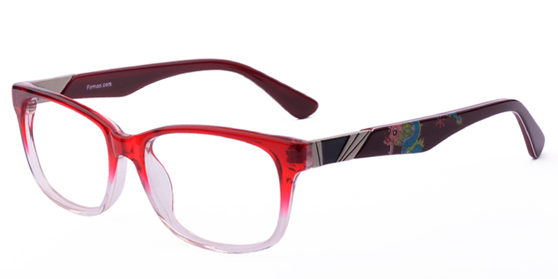 Unisex full frame acetate eyeglasses | Firmoo.com