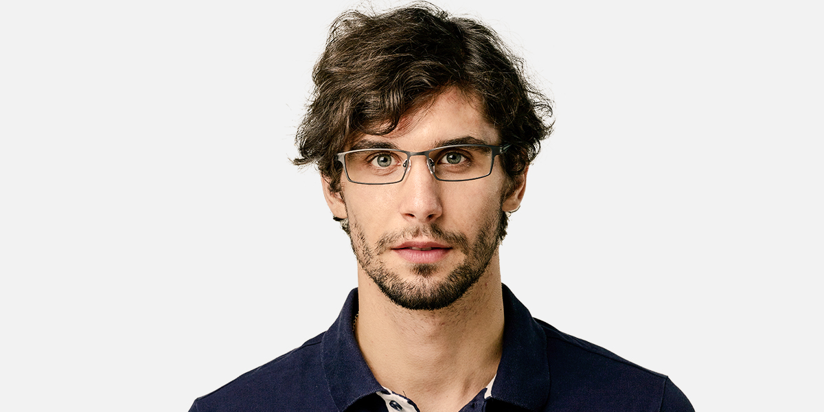 Men's full frame TR & Titanium eyeglasses | Firmoo.com