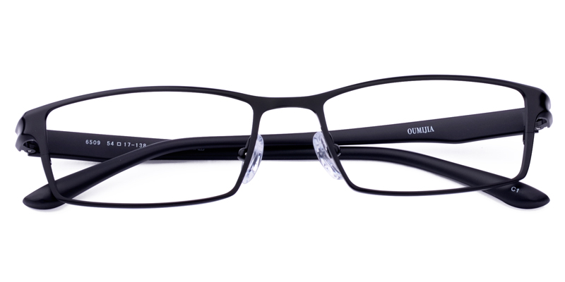 Men's full frame titanium eyeglasses | Firmoo.com