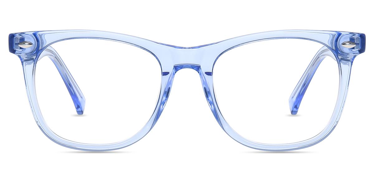 Unisex Glasses Small DBSN62240 | Clear Blue Acetate Horn-rimmed Frame ...