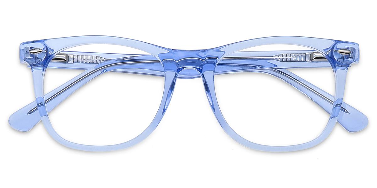 Unisex Glasses Small DBSN62240 | Clear Blue Acetate Horn-rimmed Frame ...