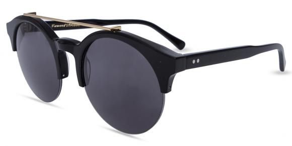 Unisex semi-rimless acetate sunglasses - FT26808 | Firmoo.com