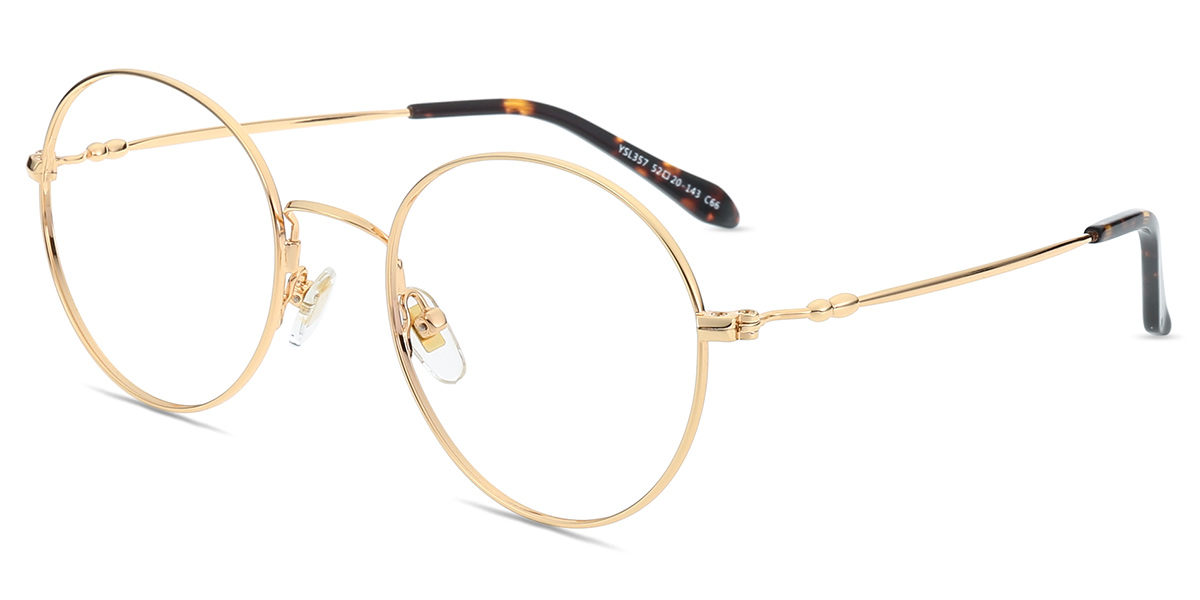 Unisex full frame memory metal eyeglasses | Firmoo.com