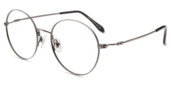 Unisex Glasses Medium YSL357 | Gold Memory Metal Round Frame | Firmoo UK