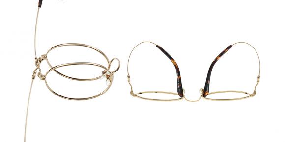 Unisex full frame memory metal eyeglasses | Firmoo.com
