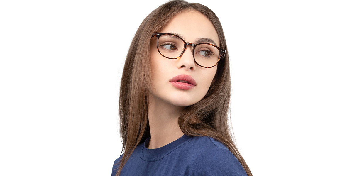 Unisex Full Frame Acetate Eyeglasses 