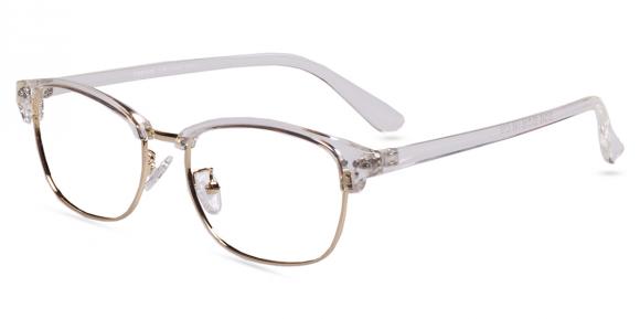 Unisex full frame mixed material eyeglasses, Firmoo.com