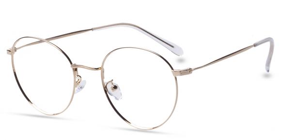 Unisex full frame metal eyeglasses | Firmoo.com