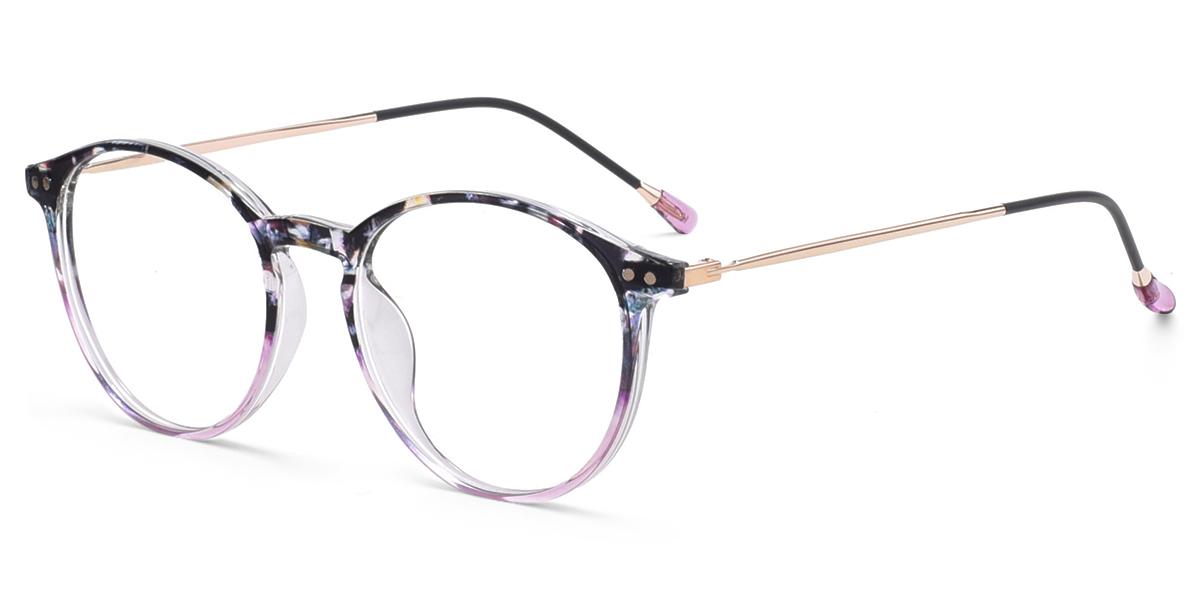 Women full frame mixed material eyeglasses | Firmoo.com