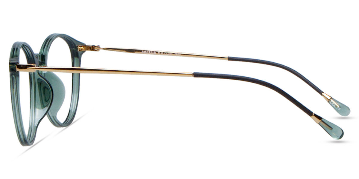 Occhiali da vista Unisex AC95482 | Occhiali Poligono Verdi in Acetato Occhiali da vista Unisex AC95482 | Occhiali Poligono Verdi in Acetato