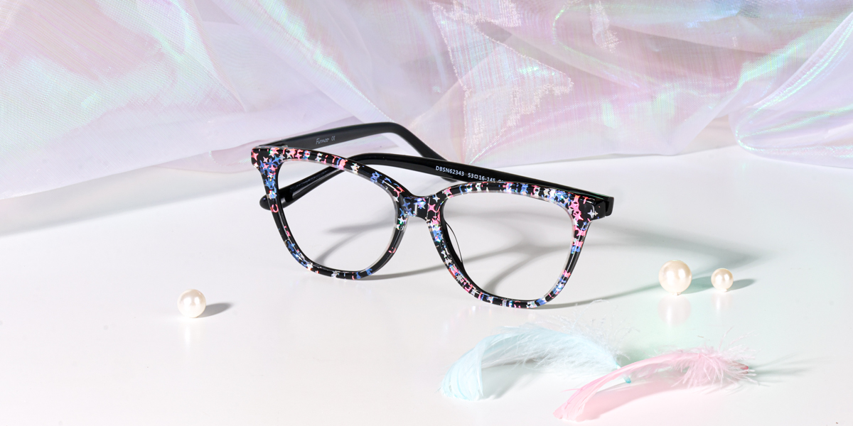 Women's full frame acetate eyeglasses | Firmoo.com