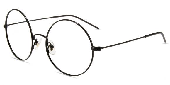 Unisex full frame metal eyeglasses