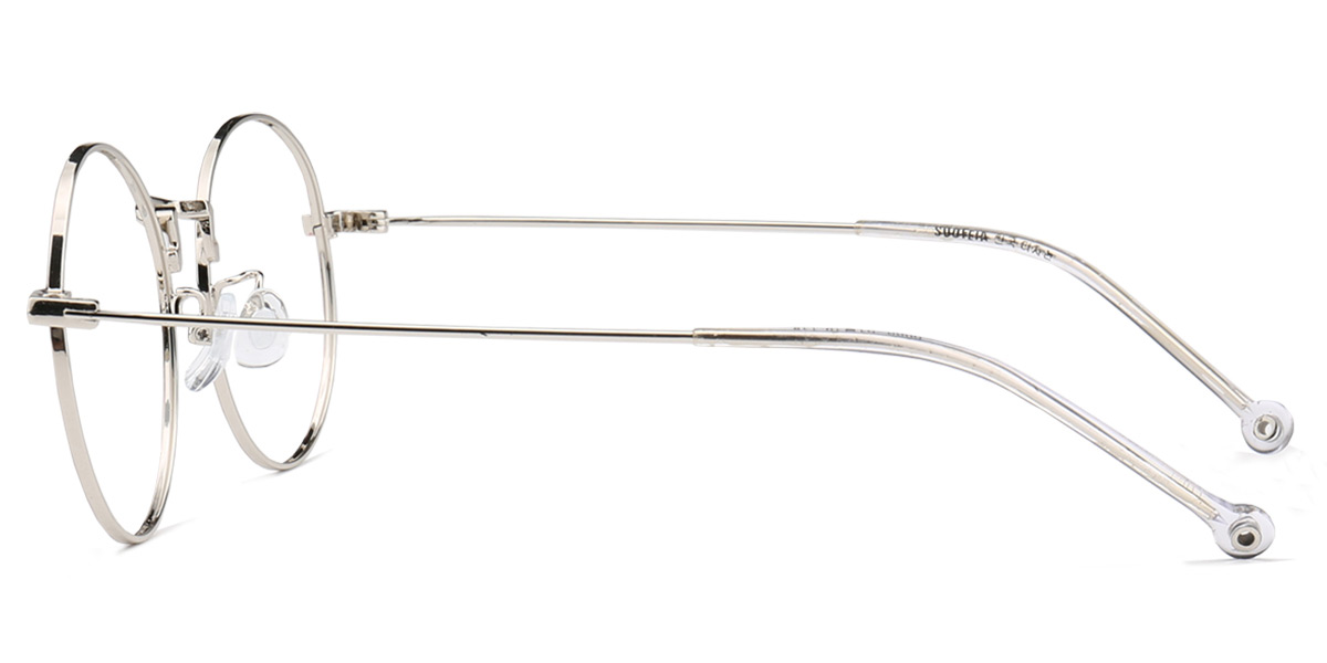 Unisex full frame metal eyeglasses