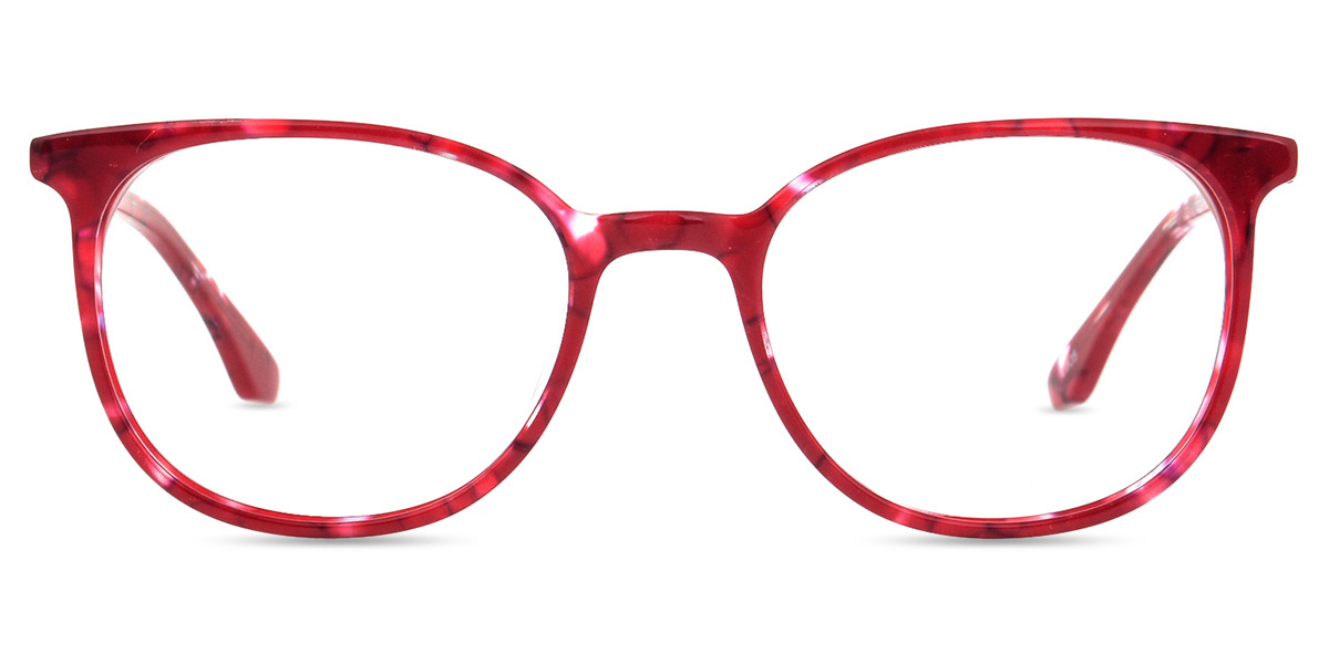 Unisex full frame acetate eyeglasses
