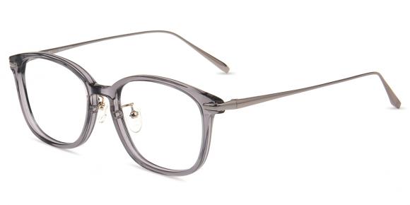 Unisex full frame mixed material eyeglasses | Firmoo.com