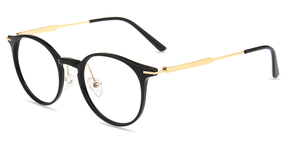 Unisex full frame mixed material eyeglasses | Firmoo.com