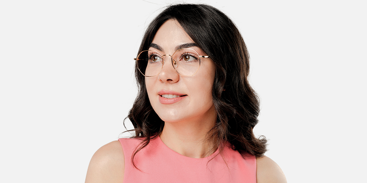 Unisex full frame metal eyeglasses | Firmoo.com