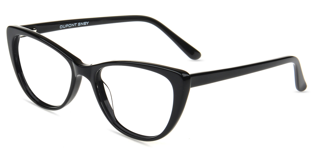 Cat-eye plastic frame glasses (DBSN62358A) which I bought from Firmoo
