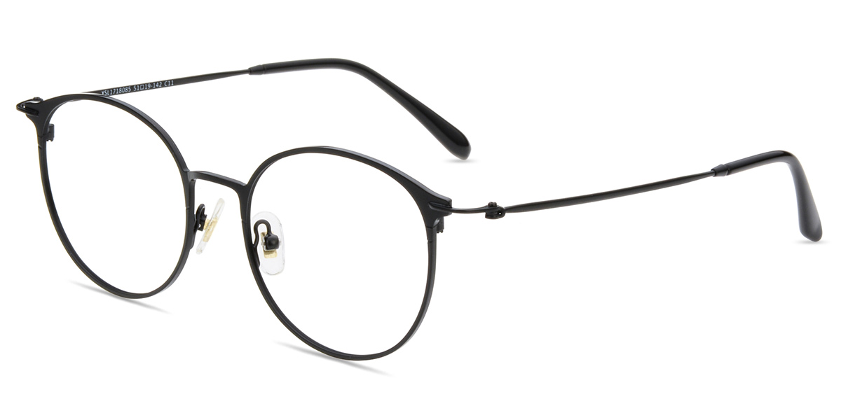 Unisex full frame metal eyeglasses | Firmoo.com