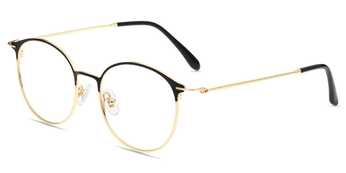 Unisex full frame metal eyeglasses | Firmoo.com