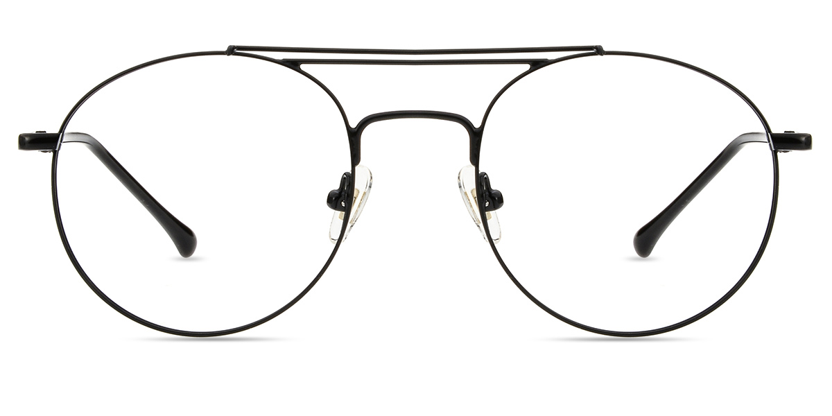 Unisex full frame metal eyeglasses | Firmoo.com