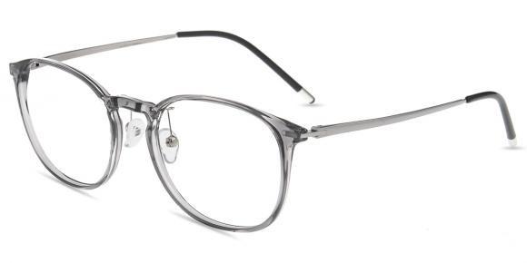 Unisex full frame mixed material eyeglasses | Firmoo.com