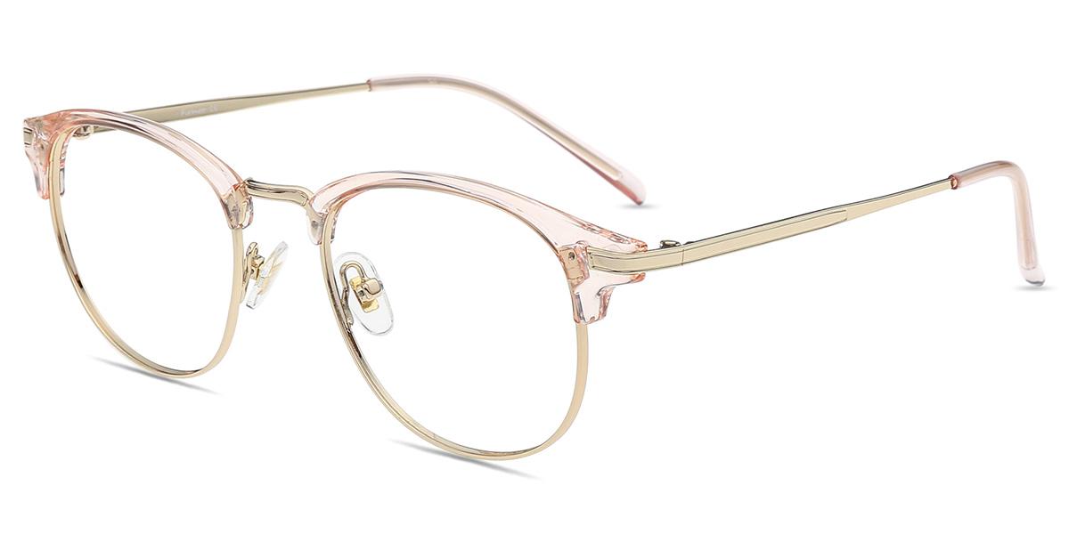 Women full frame mixed material eyeglasses | Firmoo.com