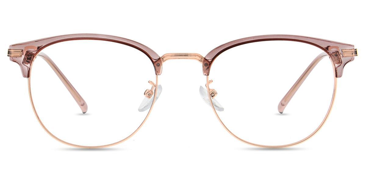 Women full frame mixed material eyeglasses | Firmoo.com
