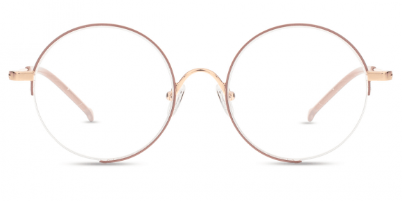 Rose gold shop round eyeglasses