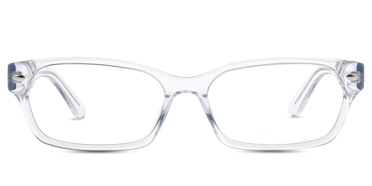 Unisex full frame acetate eyeglasses