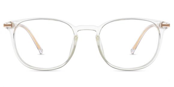 Unisex full frame mixed material eyeglasses | Firmoo.com
