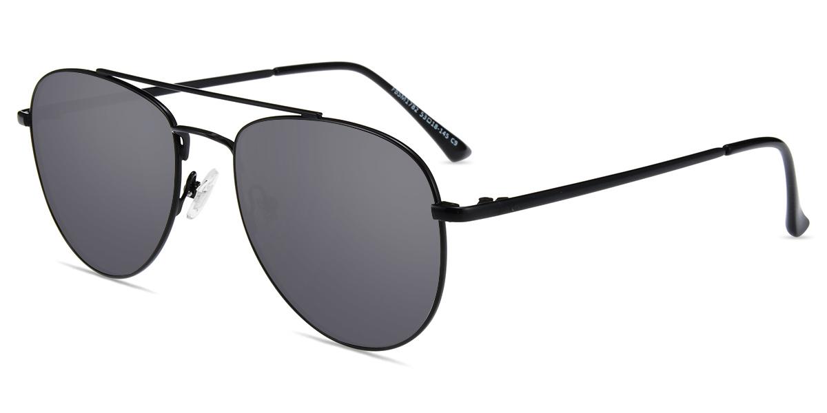 Unisex full frame metal sunglasses