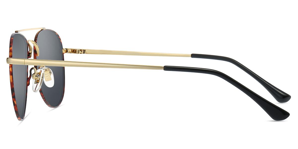 Unisex full frame metal sunglasses