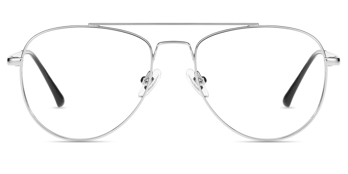 Unisex full frame metal eyeglasses | Firmoo.com