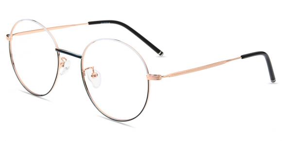 Unisex full frame metal eyeglasses | Firmoo.com