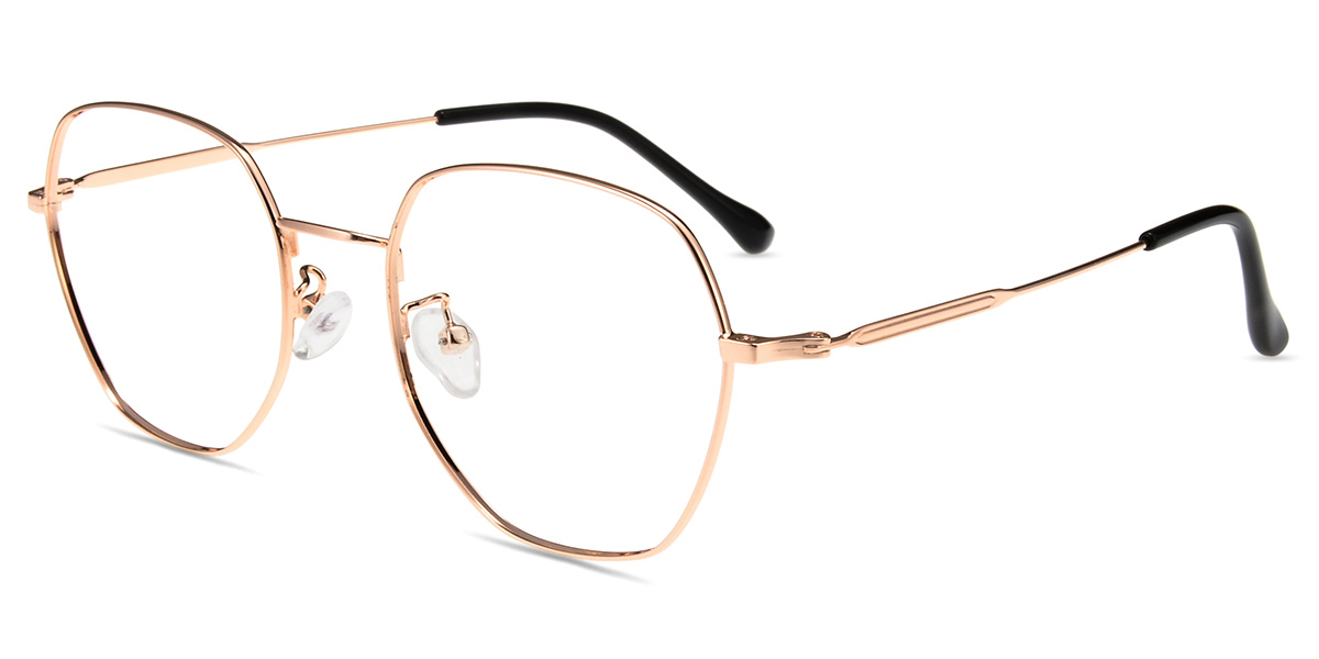 Unisex full frame metal eyeglasses | Firmoo.com