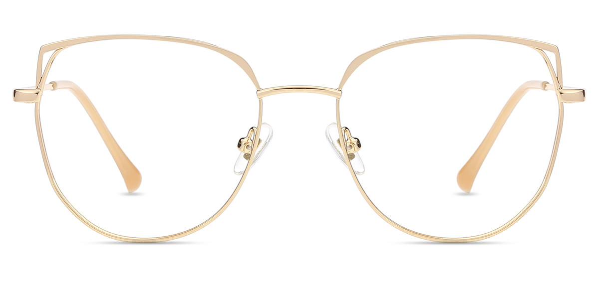 Women's full frame metal eyeglasses | Firmoo.com